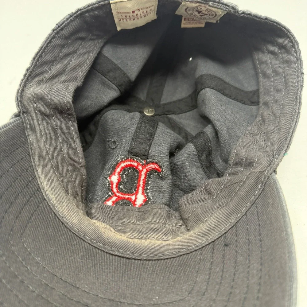 Boston Red Sox Hat Unisex Small Gray MLB Baseball Franchise EUC '47 Brand